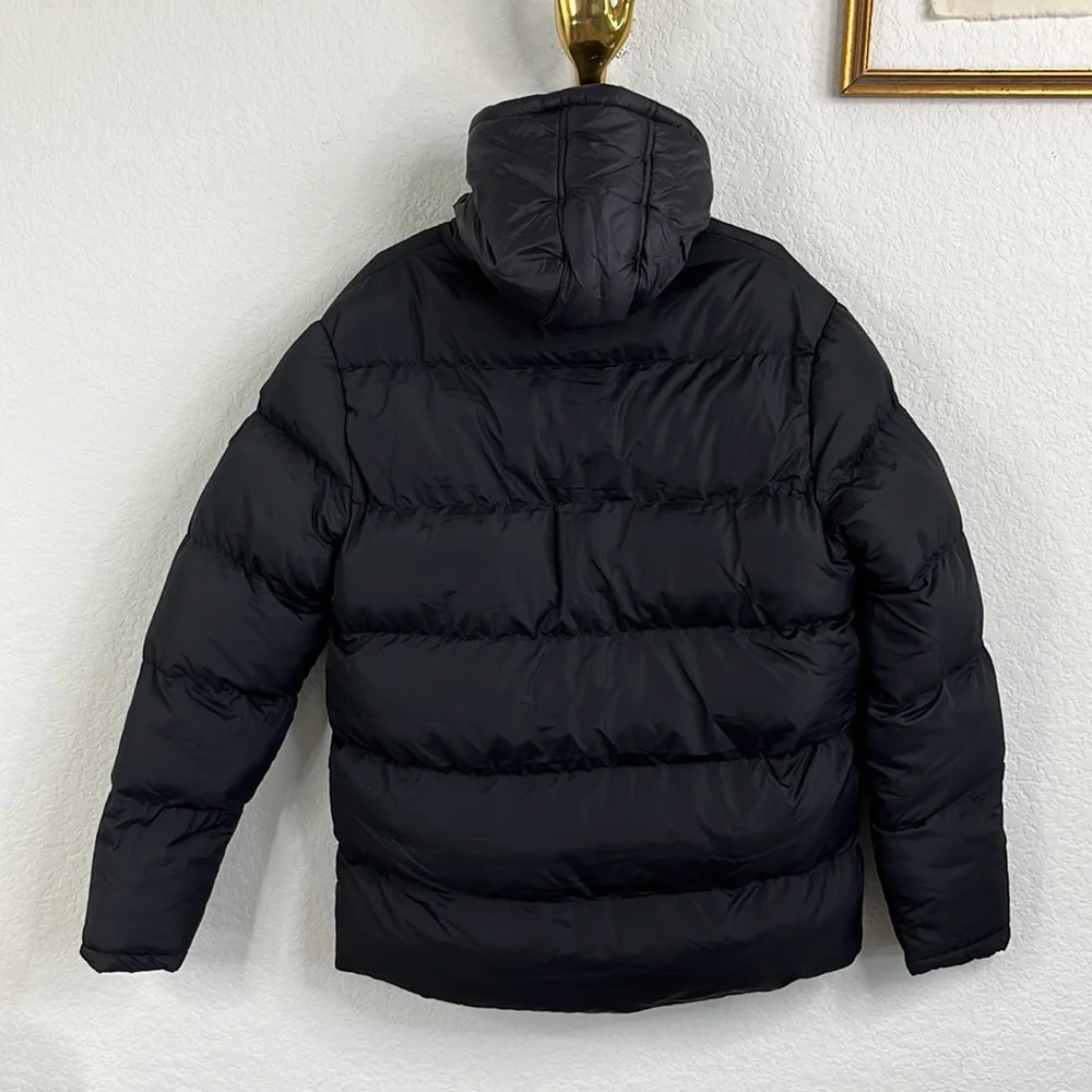 French Connection Row Fleece Puffer Coat - Picture 9 of 13